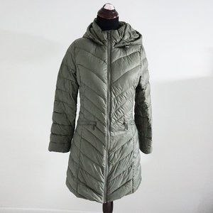 Halogen Hooded Down Parka in Concrete